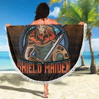 Viking Beach Blanket Future Shield Maiden Beach Blanket RLT12 - Wonder Print Shop