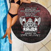 Wonder Print Shop Beach Blanket - Against You Show No Mercy Beach Blanket RLT12 - Wonder Print Shop