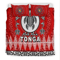 Mate Ma'a Tonga Ngatu Fonu Rugby Bedding Set LT6 - Wonder Print Shop