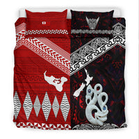 New Zealand and Tonga Bedding Set Together Red LT8 - Wonder Print Shop