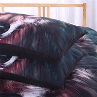 Night Wolf Native American Bedding Set LT10 - Wonder Print Shop