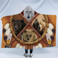 dreamcatcher-bear-tiger-wolf-native-american-design-hooded-blanket