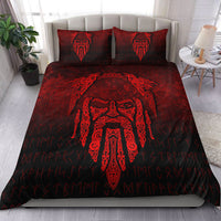 Viking Bedding Set Eye of Odin Red Version Bedding Set RLT12 - Wonder Print Shop
