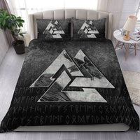 Viking Bedding Set Huginn Muninn Ravens from Odin Viking Bedding Set RLT12 - Wonder Print Shop
