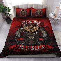 Viking Bedding Set Son of Odin Valhalla Bedding Set RLT12 - Wonder Print Shop