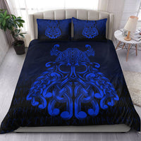 Viking Bedding Set Vikings Odin Valhalla Blue Version Bedding Set RLT12 - Wonder Print Shop