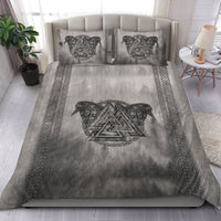 Viking Bedding Set Viking Valknut and Raven Bedding Set RLT12 - Wonder Print Shop