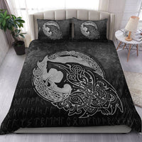 Viking Bedding Set Fenrir Viking 3D Tattoo Special Version Bedding Set RLT12 - Wonder Print Shop
