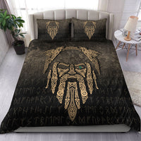 Viking Bedding Set Eye of Odin Gold Version Bedding Set RLT12 - Wonder Print Shop