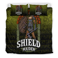 Viking Bedding Set Viking Shield Maiden Bedding Set RLT12 - Wonder Print Shop
