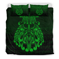 Viking Bedding Set Vikings Odin Valhalla Green Version Bedding Set RLT12 - Wonder Print Shop