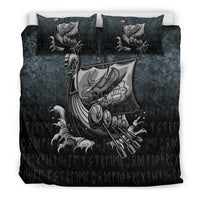 Wonder Print Shop Bedding Set - Victory or Valhalla Drakkar Bedding Set RLT12 - Wonder Print Shop