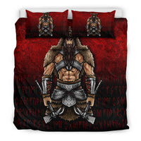 Viking Bedding Set Berserker Viking Warrior Valhalla Bedding Set RLT12 - Wonder Print Shop