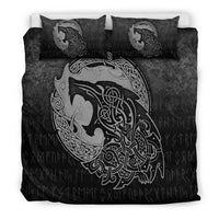 Viking Bedding Set Fenrir Viking 3D Tattoo Special Version Bedding Set RLT12 - Wonder Print Shop