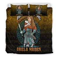 Viking Bedding Set Im A Shield Maiden Bedding Set RLT12 - Wonder Print Shop