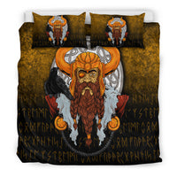 Viking Bedding Set Viking God Odin Raven Bedding Set RLT12 - Wonder Print Shop