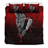 Viking Bedding Set Viking Nordic Odin Bedding Set RLT12 - Wonder Print Shop