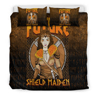 Viking Bedding Set Shield Maiden Bedding Set RLT12 - Wonder Print Shop