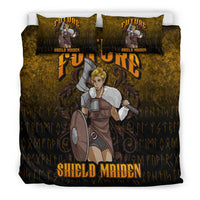 Viking Bedding Set Viking Future Shield Maiden Bedding Set RLT12 - Wonder Print Shop