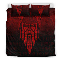 Viking Bedding Set Eye of Odin Red Version Bedding Set RLT12 - Wonder Print Shop