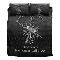 Viking Bedding Set Why Use Words When An Hammer Will Do Bedding Set RLT12 - Wonder Print Shop