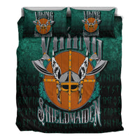 Viking Bedding Set Viking Shield Maiden Bedding Set RLT12 - Wonder Print Shop