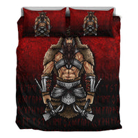 Viking Bedding Set Berserker Viking Warrior Valhalla Bedding Set RLT12 - Wonder Print Shop
