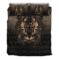 Viking Bedding Set Nordic Warrior Valhalla Norse Gold Version Bedding Set RLT12 - Wonder Print Shop
