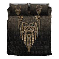 Viking Bedding Set Eye of Odin Gold Version Bedding Set RLT12 - Wonder Print Shop