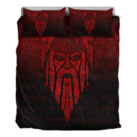 Viking Bedding Set Eye of Odin Red Version Bedding Set RLT12 - Wonder Print Shop