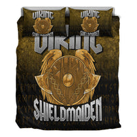 Viking Bedding Set Viking Shield Maiden Bedding Set RLT12 - Wonder Print Shop