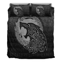 Viking Bedding Set Fenrir Viking 3D Tattoo Special Version Bedding Set RLT12 - Wonder Print Shop