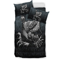 Wonder Print Shop Bedding Set - Victory or Valhalla Drakkar Bedding Set RLT12 - Wonder Print Shop