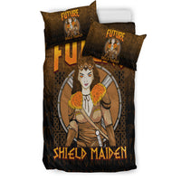 Viking Bedding Set Shield Maiden Bedding Set RLT12 - Wonder Print Shop