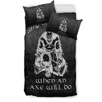Viking Bedding Set Why Use Words? When An Axe Will Do Bedding Set RLT12 - Wonder Print Shop