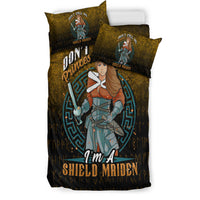 Viking Bedding Set Im A Shield Maiden Bedding Set RLT12 - Wonder Print Shop