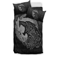 Viking Bedding Set Fenrir Viking 3D Tattoo Special Version Bedding Set RLT12 - Wonder Print Shop