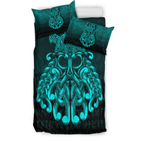Viking Bedding Set Vikings Odin Valhalla Cyan Version Bedding Set RLT12 - Wonder Print Shop