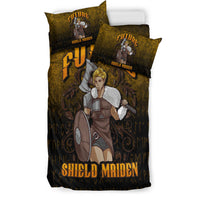 Viking Bedding Set Viking Future Shield Maiden Bedding Set RLT12 - Wonder Print Shop