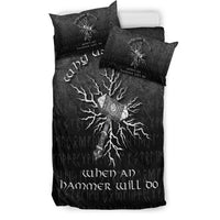 Viking Bedding Set Why Use Words When An Hammer Will Do Bedding Set RLT12 - Wonder Print Shop