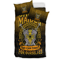 Viking Bedding Set Shield Maiden We Can Fight For Ourselves Bedding Set RLT12 - Wonder Print Shop