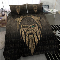 Viking Bedding Set Eye of Odin Gold Version Bedding Set RLT12 - Wonder Print Shop