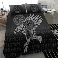 Viking Bedding Set Raven Vegvisir Tattoo Special Version Bedding Set RLT12 - Wonder Print Shop