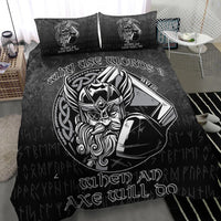Viking Bedding Set Why Use Words? When An Axe Will Do Bedding Set RLT12 - Wonder Print Shop