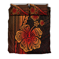 Polynesian Hibiscus Bedding Set Hawaiian Style No.1 LT6 - Wonder Print Shop