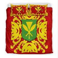 Hawaii Bedding Set Kanaka Maoli No.1 Red Style LT6 - Wonder Print Shop