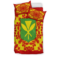 Hawaii Bedding Set Kanaka Maoli No.2 Red Style LT6 - Wonder Print Shop