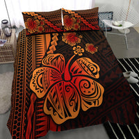 Polynesian Hibiscus Bedding Set Hawaiian Style No.1 LT6 - Wonder Print Shop