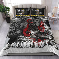 Skull Camo - U.S Army Undying Love For The Motherland Bedding Set - LT2 - Wonder Print Shop