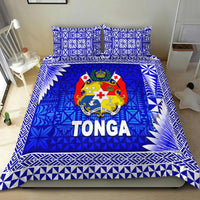 Tonga Coat Of Arms Bedding Set Simplified Version Blue LT8 - Wonder Print Shop